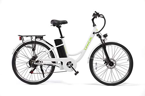 Bicicleta ELECTRICA Mod. Sunray 200 BATERIA Ion Litio 36V10AH Blanca