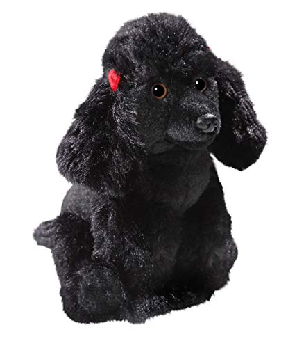 Carl Dick Peluche - Sentada del caniche Negro (Felpa, 20cm) [Juguete] 3465001