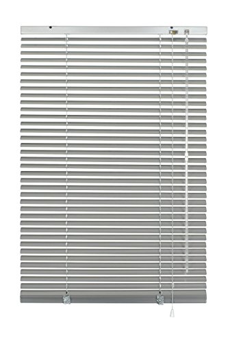 Gardinia 10005896 celosía de la ventana de aluminio de plata de 90 x 130 cm