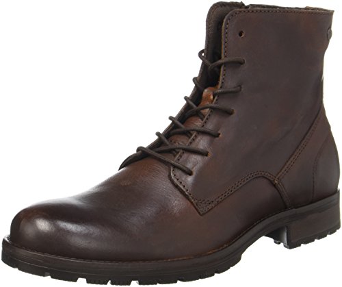 JACK & JONES Jfworca Leather, Botas Clasicas para Hombre, Marrón (Brown Stone), 41 EU