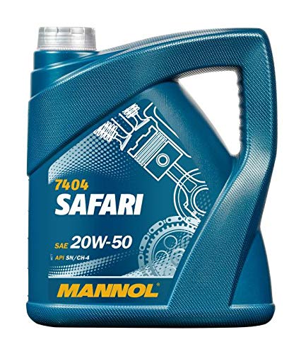 MANNOL Safari 20 W de 50 API SL/CF, 5 Litre