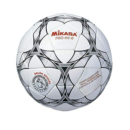 MIKASA FSC62S Balón, Unisex, Blanco/Negro, 4