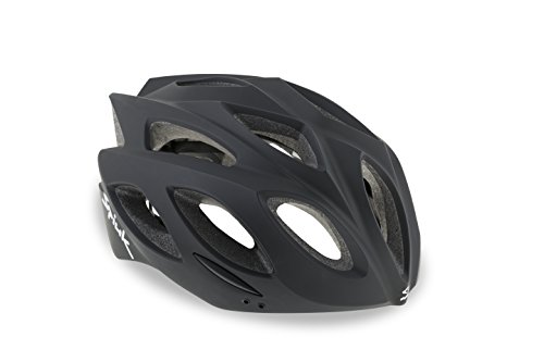 Spiuk Rhombus Casco, Unisex Adulto, Negro Mate, (S/M) 52-58