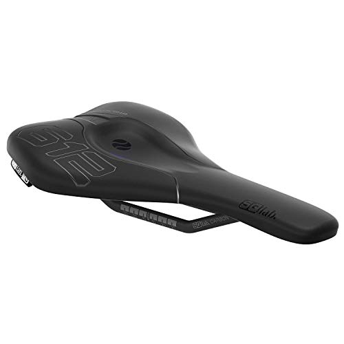 SQlab 612 Ergowave Active Carbono, 15 cm Sillín, Adultos Unisex, Negro