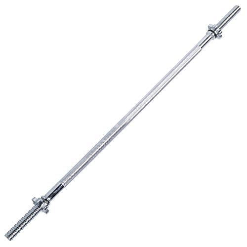 Tunturi Barbells Barra para Pesas, Unisex Adulto, Plateado, 165 cm