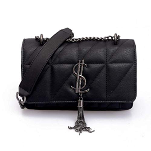 YYwangpu Women's Clutch Black Black 22.5 * 8 * 15cm