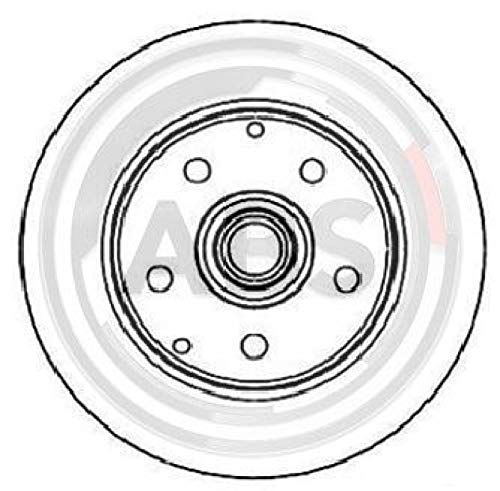 ABS 16810 Discos de Freno, la Caja Contiene 1 Disco de Freno