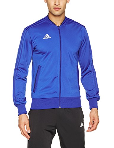 adidas Con18 PES Jkt Sport Jacket, Hombre, Azul/Blanco (Azul Claro/Azul), L