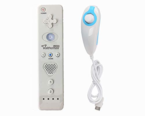 Althemax® Nuevo diseño Antideslizante Antideslizante Confort Grip mando a distancia nunchuk Basic White para Nintendo Wii / Wii Mini / Wii U