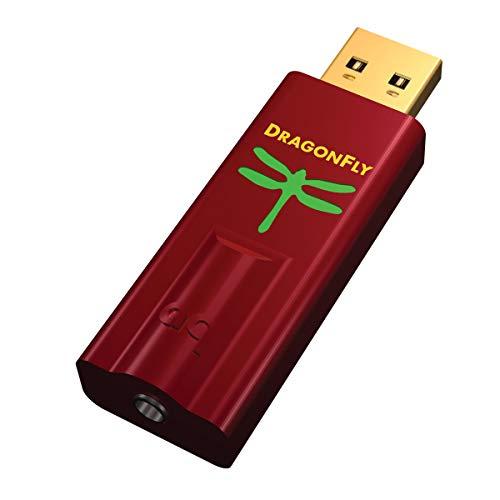 AudioQuest Dragonfly Red USB - Tarjeta de Sonido (24-bit/96kHz, USB, 19 mm, 62 mm, 12 mm)