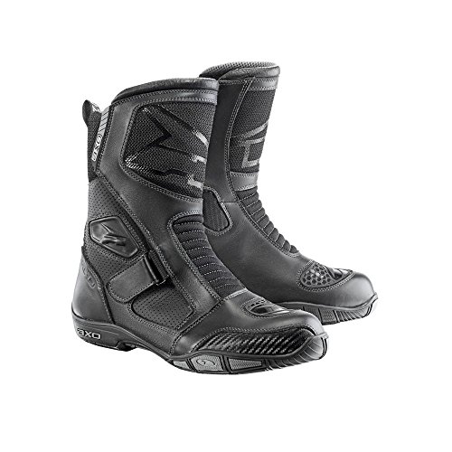 Axo Air Flow - Botas de Moto, Unisex, Adulto, Negro, EU 42