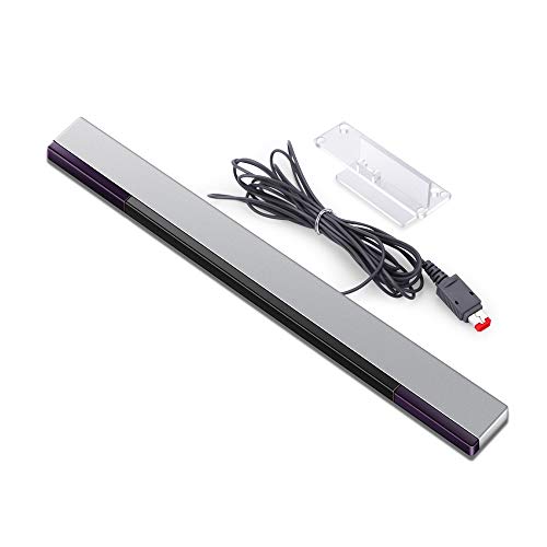 CAVN Barras Sensoras para Wii Barra de Sensores con Cable para Juegos Barra Sensora de rayos Infrarrojos con Puerto USB Compatible con Wii y Wii U