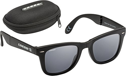 Cressi Taska Gafas Plegables, Unisex Adulto, Negro/Gris Oscuro, Talla Única