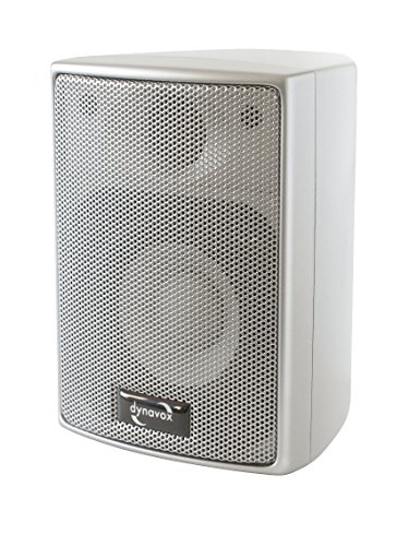 Dynavox AS-301 High Class - Altavoces satélite (60 W, 2 unidades), color plateado