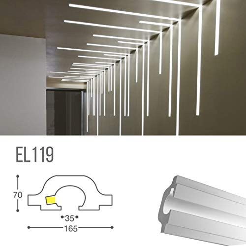 el119 – corte de luz indirecta LED de Techo empotrable en el Cartón yeso