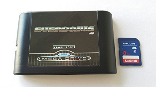 Everdrive Sega Megadrive MD genesis Flash Cart Mega Drive + 8 Gb Sd Card