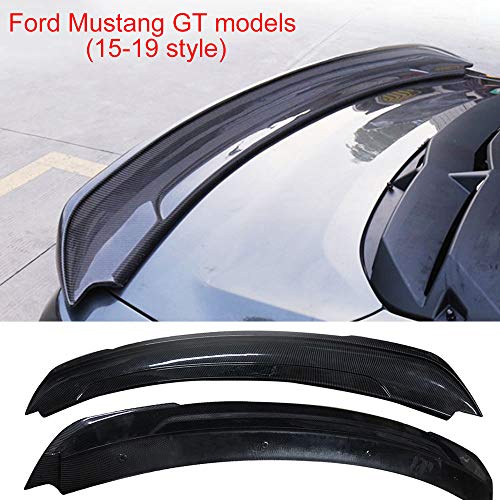 KATLY Spoiler Trasero para Ford Mustang GT 15-18 Style, Alerones para Coches Universal, Material de ABS, Forma Deportiva, Puede Reducir Efectivamente la Resistencia del Automóvil