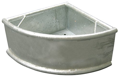 Kerbl 32482 Triángulo trog, Dura, galvanizado