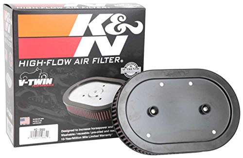 K&N HD-0900 Filtro de Aire para Harley Davidson Sportster Screamin' Eagle Element 88-12 Moto