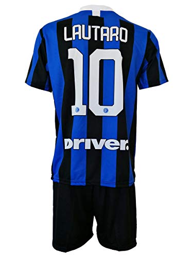 LC SPORT SRL Réplica Inter Lautaro Martinez 10 Completa autorizada 2019-2020 Niño (Talla-Años 2 4 6 6 8 10 12) Adulto (S M L XL) Véase Las Notas (M Adulto)