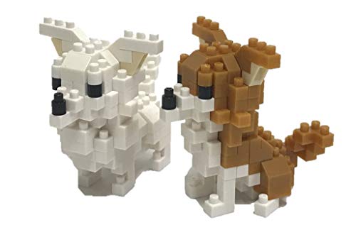 nanoblock NBC259 Chihuahua Juguete, Multicolor (Kawada