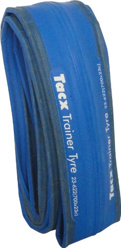 Neumático para rodillos de entrenamiento Tacx T1397 -  Cubierta, Unisex, Azul, 28" x 1,25"