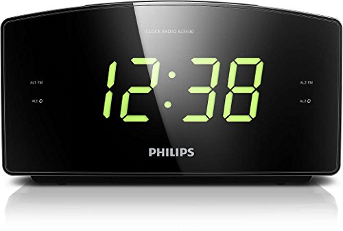 Philips AJ3400 Radio Reloj, Negro