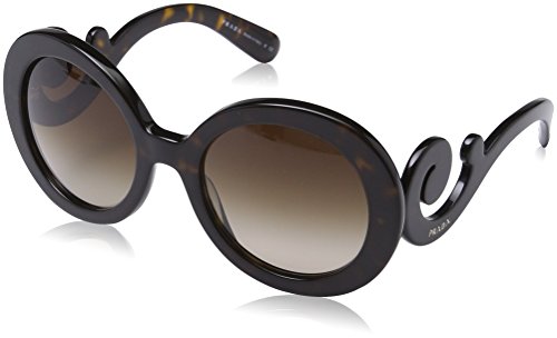 Prada 0PR27NS 2AU6S1 55 Gafas de sol, Marrón (Havana/Brown), Unisex-Adulto