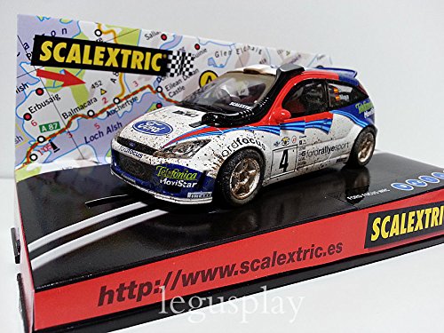 SCX Slot Scalextric 6106 Ford Focus WRC Safari Efecto Barro