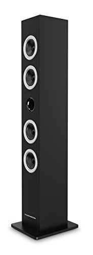 THOMSON DS120CD - Torre Multimedia (Sistema 2.0, Reproductor de CD, Bluetooth, 60 W, Pantalla LED, USB, Ranura SD) Negro