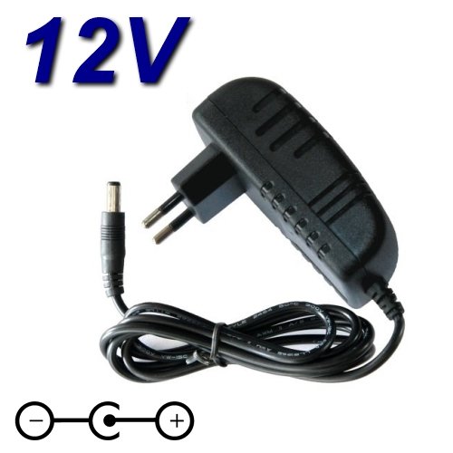 Top cargador® Adaptador alimentación cargador 12 V para TV televisor Best Buy Easy TV 19