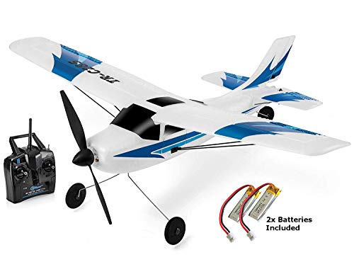 Top Race Avión de control remoto de 3 canales, construido en un sistema giroscópico de 6 ejes Súper fácil de volar RTF. TR-C285