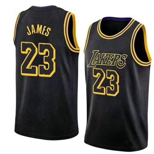 Victorem Lebron James #23 Camiseta de Baloncesto para Hombres - NBA Lakers, Nuevo Tela Bordada Camiseta Deportivas de Jersey Swingman (Tamaño: S-XXL)