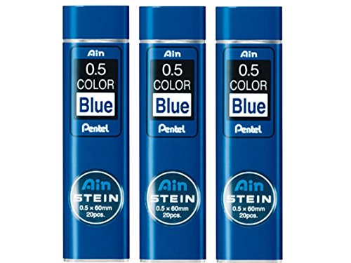 [3 piezas.] Pentel Portaminas Minas Ain Stein 0.5mm Azul 20×3 C275-bl de Japón