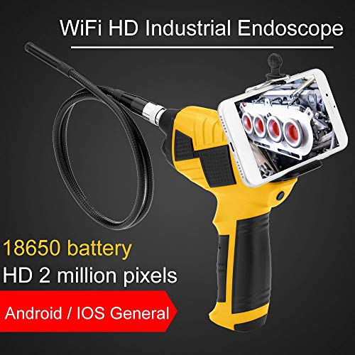 4,3 pulgadas endoscopio Industrial 1080P HD 8MM cámara de inspección para la herramienta de reparación automática Snake Hard Handheld Wifi endoscopio 35