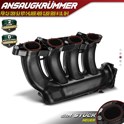 A2711401101 - Colector de admisión para CLK C209 A209 SLK R171 200 Compresor Clase C W203 CL203 S203 C180 Compresor I4 1.8L 2002-2011