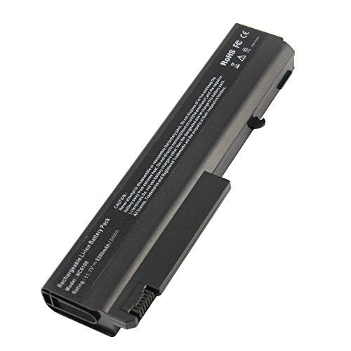 ARyee 5200mAh 10.8V NC6100 Batería Batería portátil Fuente de alimentación para HP Compaq Business Notebook 510b 6515b 6710b 6710s 6715b 6715s 6910p NC6100 NC6105 NC6110 NC6115 NC6120 NC6140