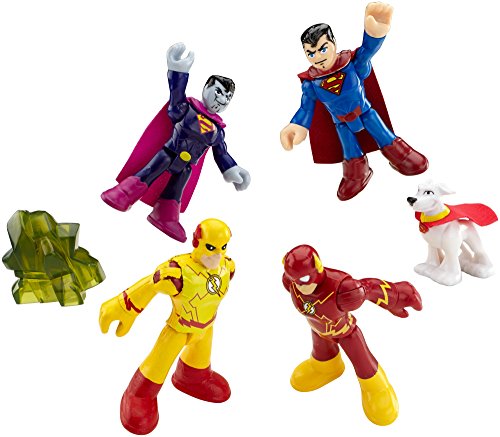 Batman Imaginext-DC Super Friends Figuras de acción de héroes y Villanos, Juguetes niños 3 años (Mattel CMX23), Color Amarillo 21-23CMX