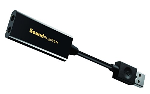 Creative Labs Sound Blaster Play! 3 - Amplificador DAC USB y Tarjeta de Sonido Externa, Negro