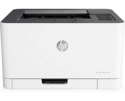 HP Color Laser 150a - Impresora láser (18 ppm/4 ppm, Bandeja de Salida de 50 Hojas, LED, USB 2.0 de Alta Velocidad), Blanco