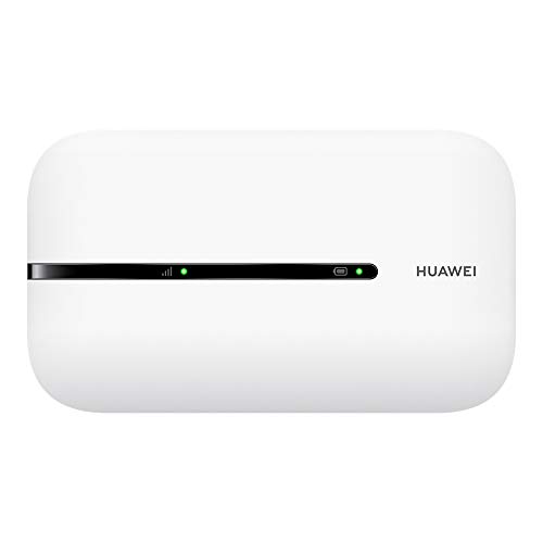 HUAWEI 4G Mobile WiFi - Mobile WiFi 4G LTE (CAT4) Piunto de Acceso, Velocidad de Descarga de hasta 150Mbps, Batería Recargable de 1500mAh, No se Requiere configuración, Wi-Fi portátil