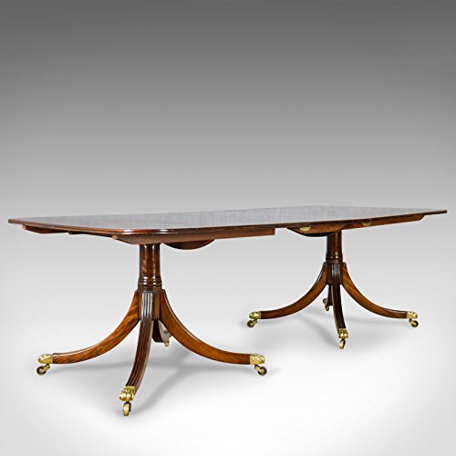 London Fine Antiques - Mesa de Comedor Extensible de 6 a 8 Asientos en regencia, Caoba, C20th