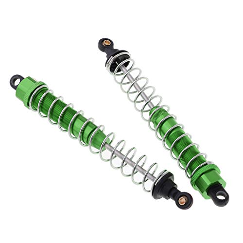 non-brand Amortiguador de Choque 130 mm para 1/10 HSP 94180 D90 RC Crawler 18019 180007 - Verde