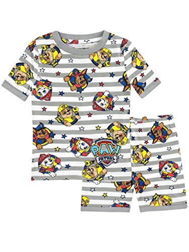 Paw Patrol Pijamas de Manga Corta para Niños La Patrulla Canina Ajuste Ceñido Multicolor 5-6 Años