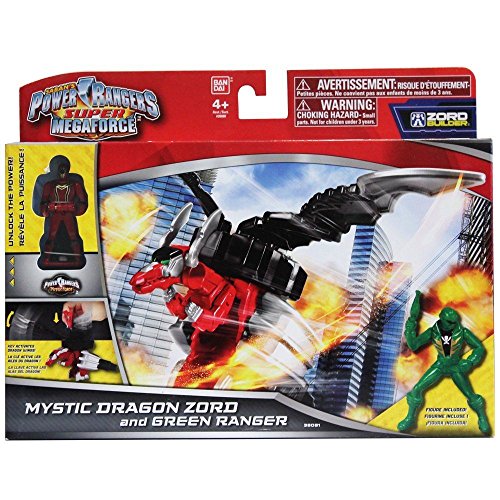 Power Rangers Super Megaforce Mystic Dragon Zord & Green Ranger #38081 (Se distribuye desde Reino Unido)