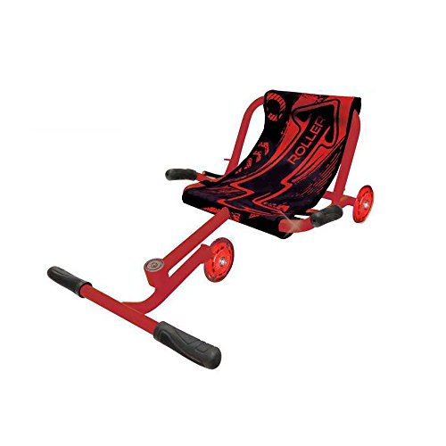 Roller Dance ROJO BIWOND (Kart Patín infantil, patinete con silla, Con 3 ruedas, triciclo infantil, Cómodo, juguete patin niños, Patinaje infantil, Entre 4 y +14 años, Varios colores) - Rojo