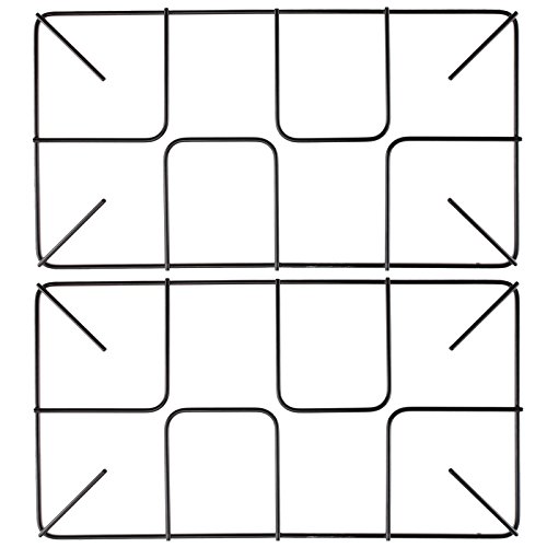 Spares2go plana estufa de gas soporte rejilla para horno DeLonghi fuegos (lote de 2, 455 mm x 215 mm, pequeño)