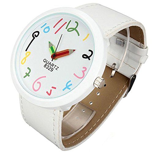 taonaisi reloj en la muñeca lápiz mujeres gran Case Pointer color blanco