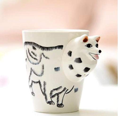 Tazas Baratas Taza De Cerámica Taza 3D De Cerámica Creativa Café Leche Tazas De Té Puer Forma De Animal 3D Animales Pintados A Mano Jirafa Vaca Mono Taza Regalo-09