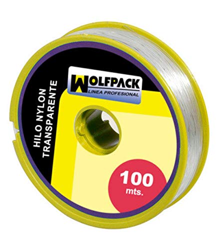 WolfPack 16010355 Hilo Nylon Transparente 0.7 mm. Rollo 100 m